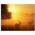 thumbnail image 1 of Deer Picture Ceramic Tile Mural Kitchen Backsplash Bathroom Shower, 404661-S54, 1 of 3