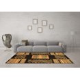 thumbnail image 3 of Ahgly Company Indoor Rectangle Abstract Brown Modern Area Rugs, 7' x 10', 3 of 4