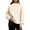 143#Khaki, variant on Mock Neck Sweatshirt Women Cute Oversized Sweatshirts Cozy Soft Pullover Sweaters Loose Fit No Hood Fashion Winter Clothes Blue M