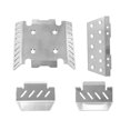 thumbnail image 4 of Almencla 4 Pieces 1:8 Scale Axle Guard Protector Chassis Guard Replace Parts DIY Model Upgrade Parts for H8H V1 V2 Accessories Vehicle, 4 of 7