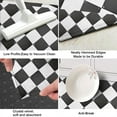 thumbnail image 3 of Black and White Checkerboard Checkered Pattern Kitchen Rug Mat,Kitchen Runner Rugs Non Skid Washable,Decorative Kitchen Floor Mats for Kitchen,Sink,Laundry,17"X47", 3 of 5