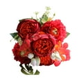 thumbnail image 2 of Artificial Flowers for Home Decor | High-Quality Plastic Roses in White, Pink, Yellow, Red | 12.6 Inch Long | Single Fake Flowers for Mother's Day Gifts, 2 of 6