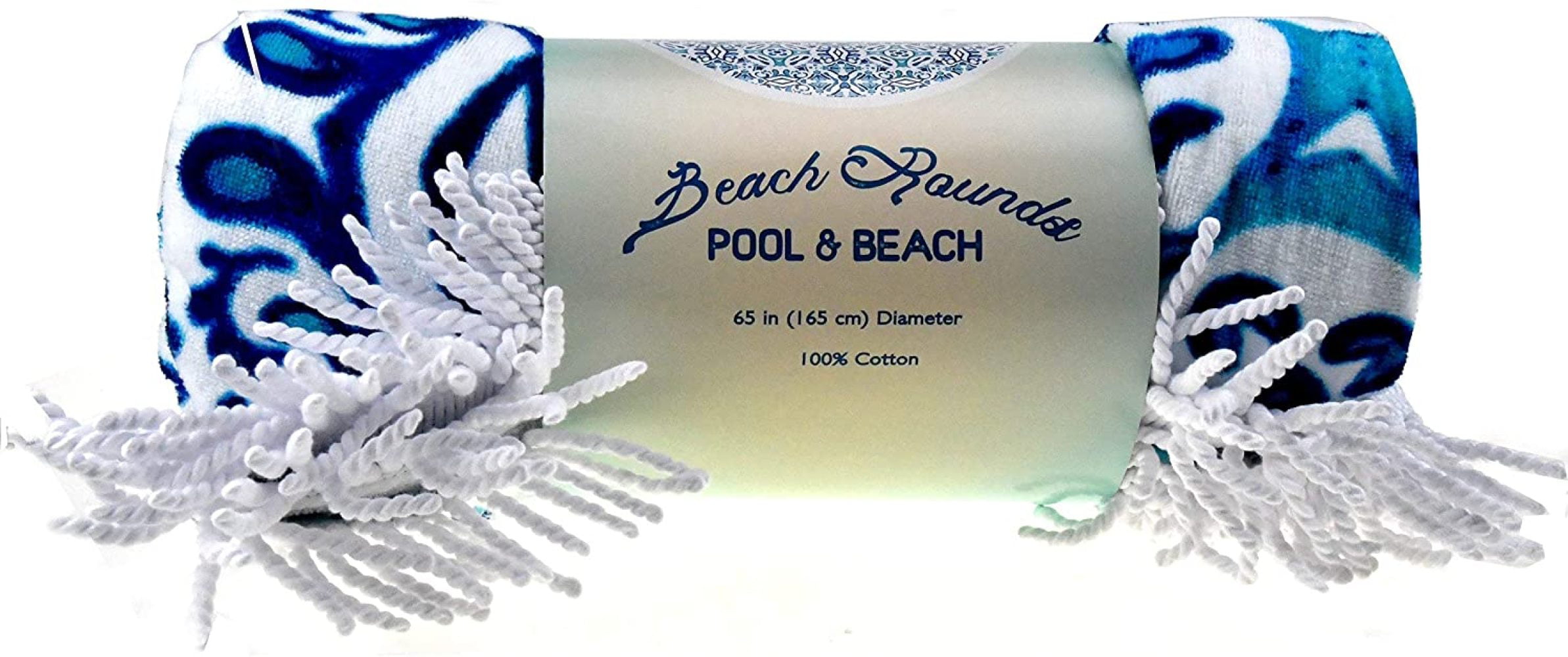 Loftex Oeko-Tex Loft Pool & Beach Round Towel 65" Diameter Pinks 