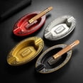 thumbnail image 2 of Cigar ashtray, exquisite living room ornaments, gift giving, business large diameter cigarette trough,珠光黑, 2 of 12