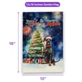 thumbnail image 5 of Merry Christmas and Happy New Year Santa Doberman Pinscher Holiday Xmas Winter 2025 Garden Flag 12x18in Double Sided Doberman Dog Lover Gifts Outdoor Decor - 00024, 5 of 5