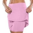 thumbnail image 4 of Ruyang Athletic Shorts Women Pocketed Pants Solid Color Mid Waist Culottes Short Skirts Skinny Pants Comfy Ladies Yoga Shorts, 4 of 8