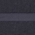 thumbnail image 2 of Impressions Bolingbroke Eco-Friendly Cotton 4-Piece Bath Towel Set, Navy Blue, 2 of 6