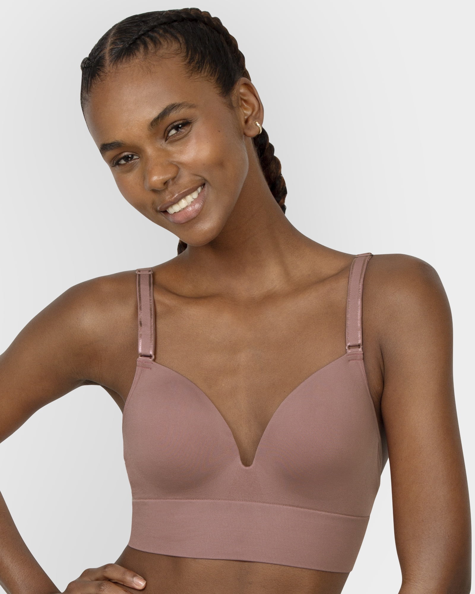 Fruit of the Loom: A Fresh Collection Confidence Booster 2 Pack Women's Seamless Push Up Bras for Lifted Comfort