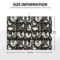 thumbnail image 2 of Honeii Laying Hens And Roosters Print Kitchen Drying Mat Coffee Bar Mat Hide Stain Coffee Maker Mat for Countertops Coffee Pot Dish Drying Mat, 2 of 7