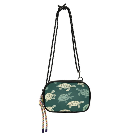 Crossbody Handbag Phone Purse Mobile Phone Bag Crossbody Phone Bag Comfortable and Durable Green Turtle