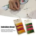 thumbnail image 2 of Trayknick 12Pcs/Pack Embroidery Thread Good Toughness Gradient Series Multi-color Strong Unfading Wear-resistant Cotton Rope Bracelet Making String Cross Stitch Floss Household Supplies Red, 2 of 13