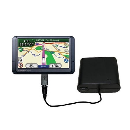 Portable Emergency AA Battery Charger Extender suitable for the Garmin Nuvi 465T 465LMT - with Gomadic Brand TipExchange Technology