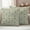 Green Beige, variant on Dark Green Leaves Outdoor Waterproof Pillow Covers, Pastoral Watercolor Botanical Plant Decorative Square Throw Pillowcase Sofa Cushion Sham for Patio/Couch/Chair, 26"x26" 2 Pack