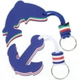 thumbnail image 1 of COOPHYA Anchor Keyring Blue EVA Floating for Boat Fishing 2Pcs, 1 of 7