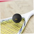 thumbnail image 4 of STRANDCHIC 1Pack High Elastic Racket Balls Standard Squash Balls Indoor Play Sports Training Black, 4 of 6
