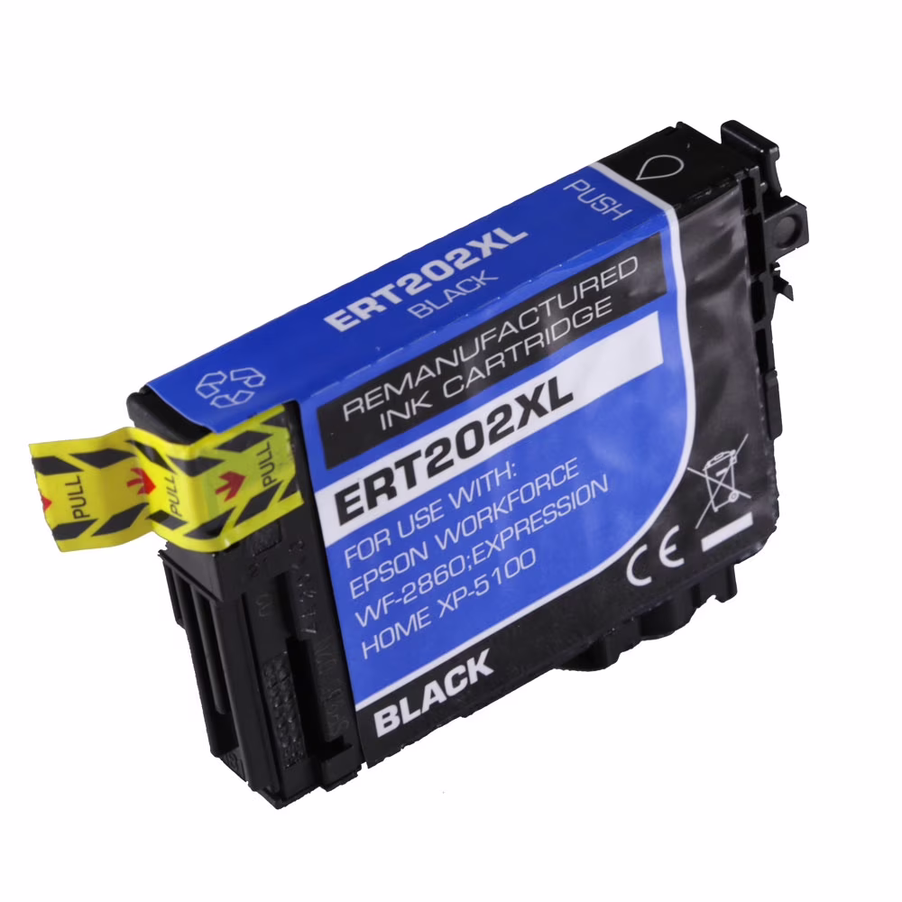 Black, variant on 1PK High-Yield Magenta Ink Cartridge with Chip Compatible for Epson 202XL Compatible for Epson XP-5100 WF-2860