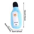 thumbnail image 3 of TIELUTT Cat Bottle Cat Mint Cat Interactive Tug for Dogs Indestructible Large Dogs Interactive Dog for Medium Dogs Dog No Stuffing for Small Dogs Dog Stocking with Freezable Teething for Puppies Smal, 3 of 5