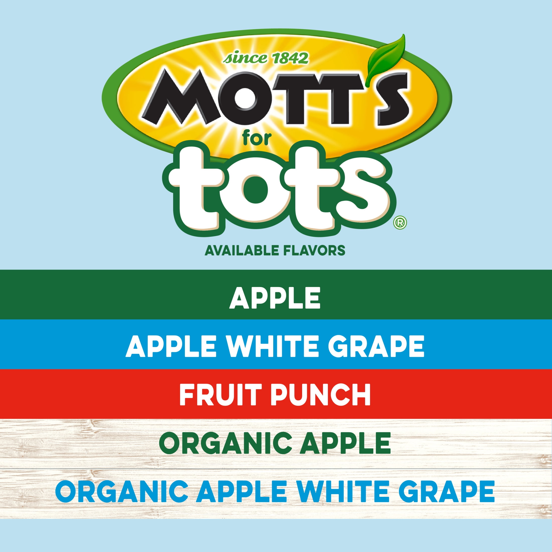 Mott's for Tots Apple Juice, 6.75 Fluid Ounce, 8 Count Boxes