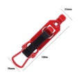 thumbnail image 2 of Kit de montaje de abrazadera de goma y metal FLhrweasw soporte de pala 4 Uds. hacha portaequipajes rojo, 2 of 9