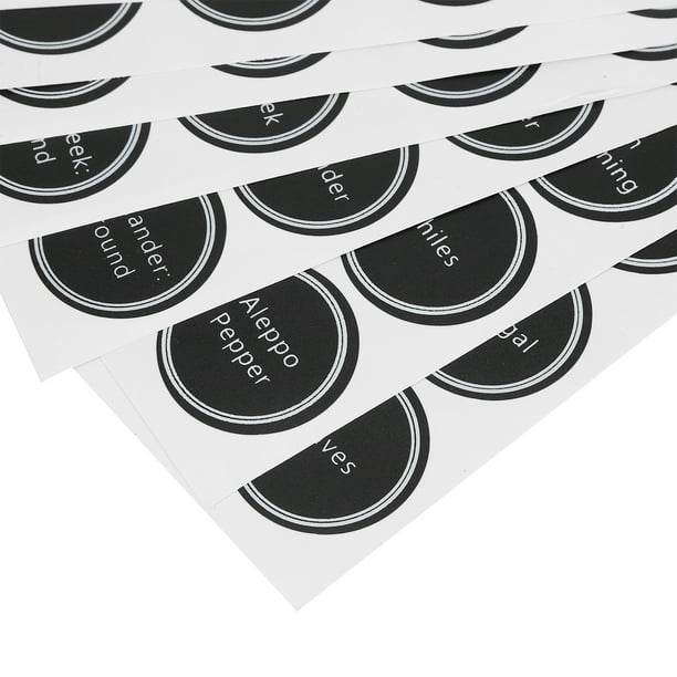 Stickers muraux pour la cuisine - Sticker étiquettes pour les épices