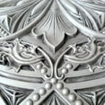 thumbnail image 4 of Drop-In, Glue-Up 2'x2' Faux Tin PVC Ceiling Tile In Antique White, Sample, 4 of 5