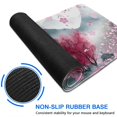 thumbnail image 6 of Watercolor Cherry Blossom Gaming Mouse Pad: Large 31.5x11.8 Inch Desk Mat, Non-Slip Base, Stitched Edges - Offers Superior Control & Style, Perfect for Any Desk or Home Office Setup., 6 of 7