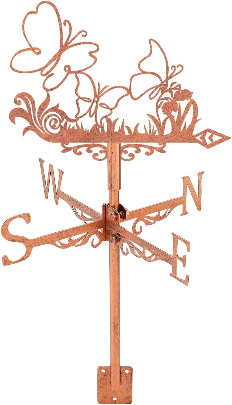 SUPERDANT Crow Weather Vane Ornament for Yard and Garden - Metal...