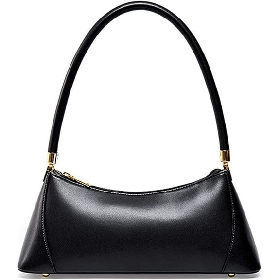 JUYGO Top Handle Shoulder Bag for Women Genuine Leather Handbag Large Capacity Tote Bag Retro Purse