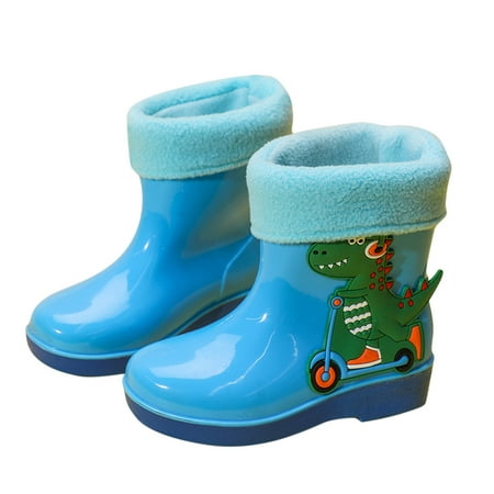 

Cathalem Girls Shoes Youth Size 3 Children Infants Baby Boys Girls Soft And Warm Shoes Cartoon Dinosaur Water Leather Baby Girl Shoes Sky Blue 3-3.5Years