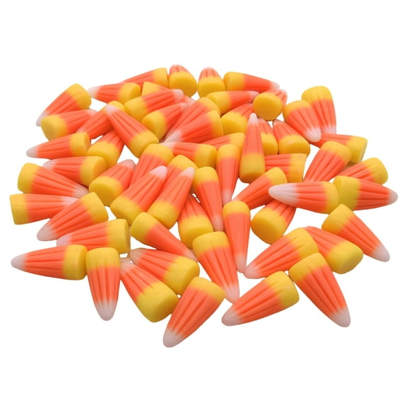 M2cbridge Halloween Resin Candy Corn - Mini 3D Candy Corn with Eyepin - 60pcs