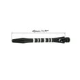 thumbnail image 2 of Uxcell 45mm Dart Shafts, Medium 2BA Thread Aluminum Dart Stems - 6 Pack (Silver Tone, Black), 2 of 5