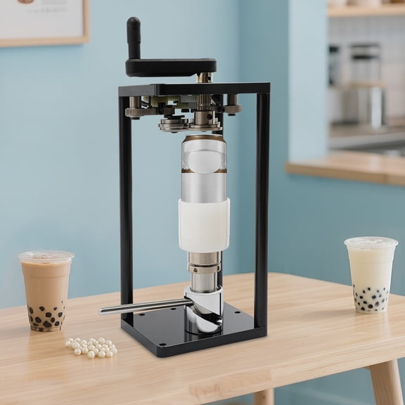 ToppiJoy Manual Tin Can Sealer Machine Height Adjustable, 55mm Can Sealing Machine, Common Bottles Sealer for Can Cup Sealer Beverage Bottles