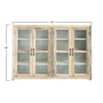 thumbnail image 4 of 3R Studios Wall Mounted Reclaimed Wood Cabinet with Glass Doors, 4 of 6