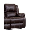 thumbnail image 4 of Miekor Furniture Zuriel Brown Synthetic Leather Motion Loveseat MK5463, 4 of 6