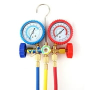Professional High Quality R410A R22 R404A AC Brass Manifold Gauge Tool Set Practical for home or business and protable to take