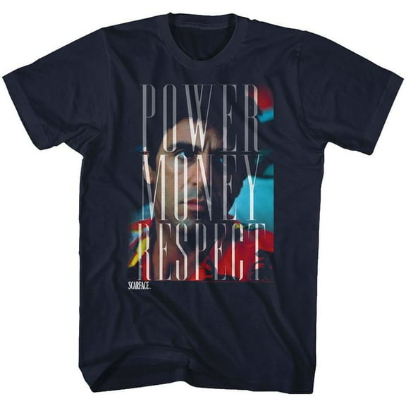 Scarface Pmr Navy Adult T-Shirt 5Xl