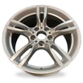 thumbnail image 3 of Brand New Single 18" Front Wheel For 2012-2020 BMW 3 & 4 SERIES ACTIVEHYBRID Silver OEM Design Replacement Rim 71616, 3 of 5