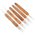 thumbnail image 2 of Shisuyan 5pcs Professional Crochet Hooks Portable Handcraft Dreadlocks Needles for DIY, 2 of 8