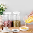 thumbnail image 4 of 8 Pcs 1 Gallon Clear Plastic Jars Airtight Pantry Large Mouth Jars Plastic Jug Cylinder Containers with Lids for Candy Butter Honey Sugar Cookies Arts Crafts Bartender Kitchen(White Lids), 4 of 6