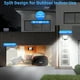 thumbnail image 5 of Lámpara solar de pared para jardín, impermeable, diseño de bajo consumo, estilo moderno, ideal para patios, garajes y caminos, LED COB, energía solar, iluminación nocturna., 5 of 7