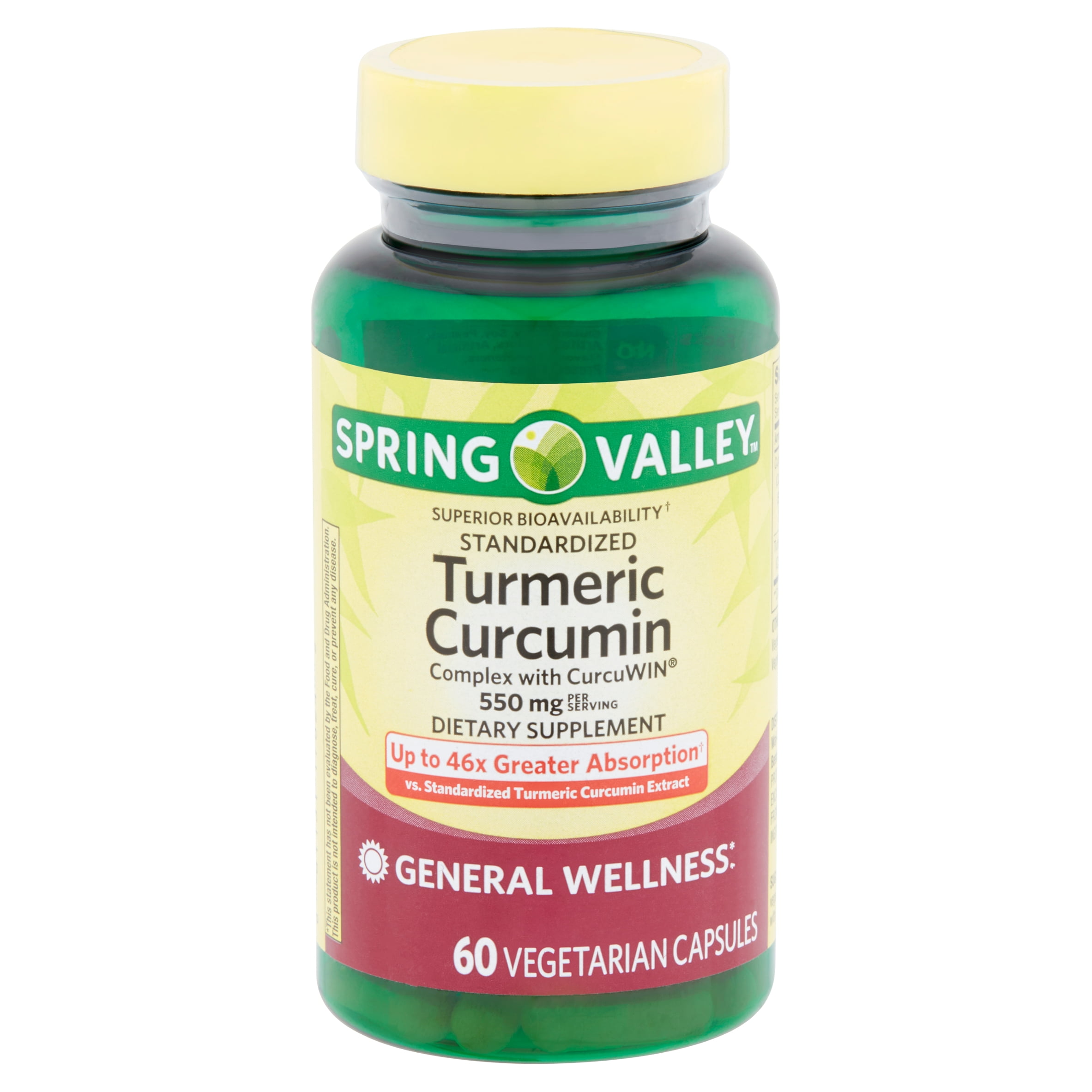 Spring Valley Standardized Turmeric Curcumin Complex Vegetarian