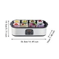 thumbnail image 3 of Probiotic Yogurt Motor, Homemade Probiotic Yogurt Maker With Adjustable Temperature And Time Control, Yogurt Machine With 8 Yogurter Jars, Perfect Gifts for Men & Women, 3 of 9
