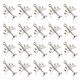 thumbnail image 3 of 20pcs Airplane Necklace Pendants Alloy DIY Charms Jewelry Making Accessory for Bracelet Crafts (Antique Silver), 3 of 4