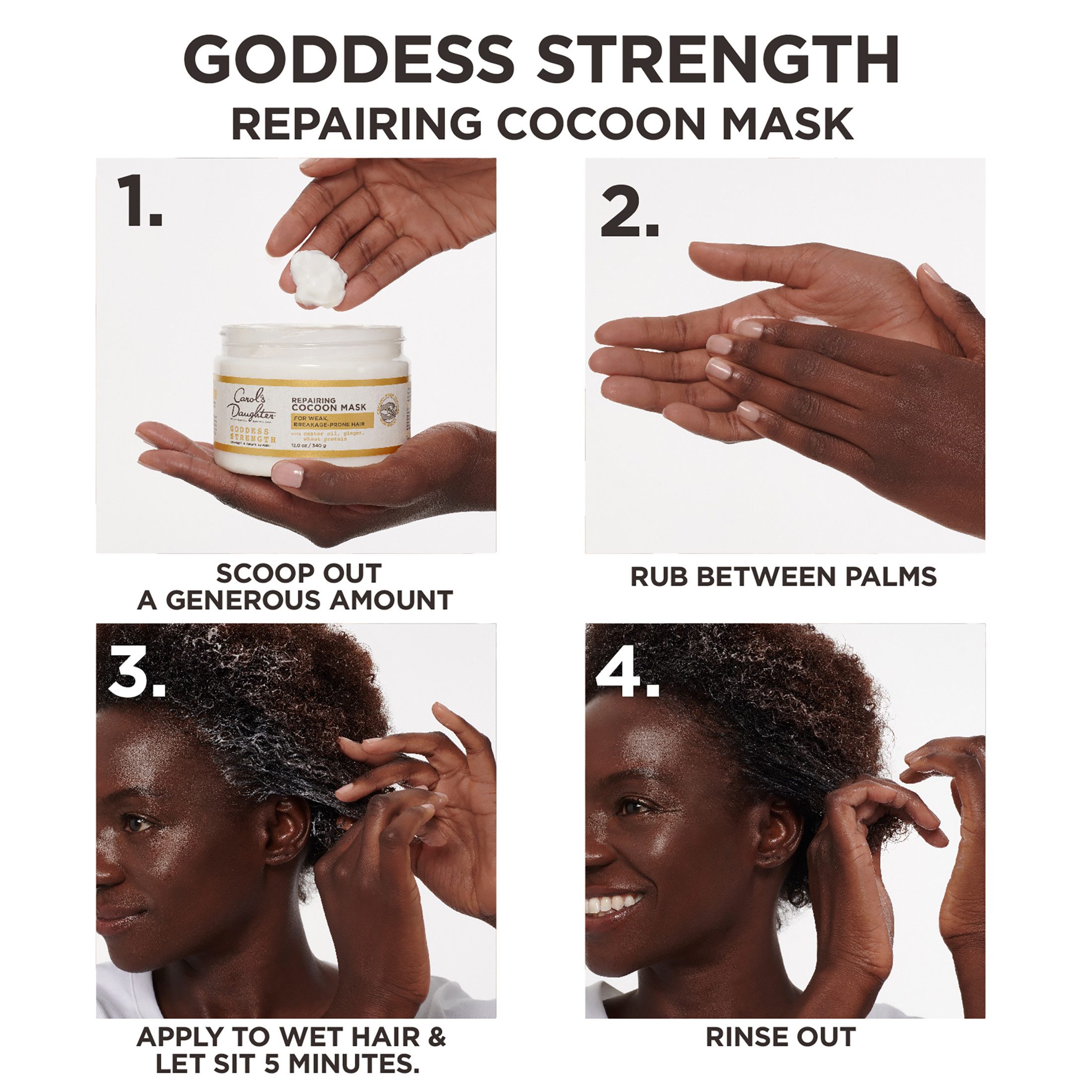 Carol's Daughter Goddess Strength Repairing Hair Mask photo 2