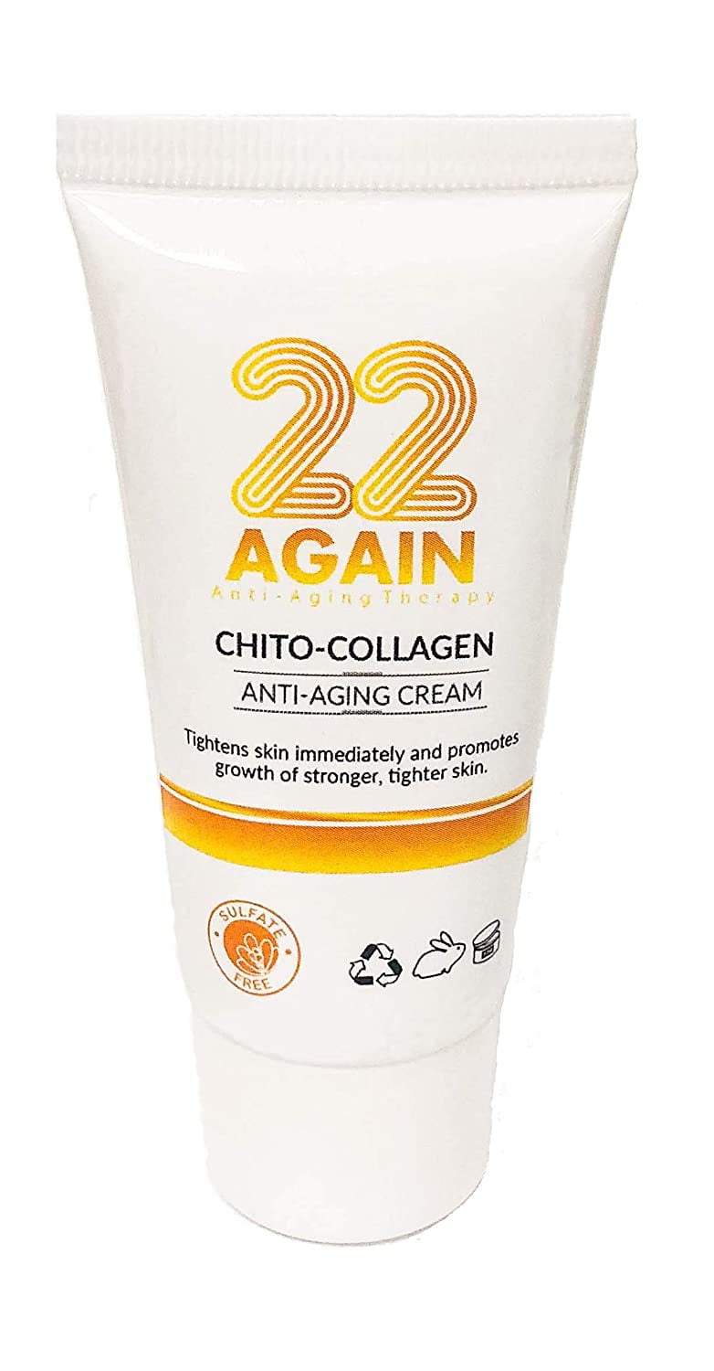 22 Again Chito-Collagen Anti-Aging Night Gel, Anti Wrinkle Cream, Collagen Face Cream Anti Aging, Moisturizer Eye Lotion