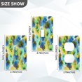 thumbnail image 4 of IAUYY Retardant PC Material Unused Outlet Cover Switch Plate Covers Easy DIY Installation with Screws Light Switch Cover Plate Blue and Green Watercolors, 4 of 9