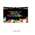 thumbnail image 5 of Back to School Bash Backdrop Chalkboard Welcome Back to School Background for Photography Bus Books and Colored Pencils Flags Decorations Banner, 5 of 5
