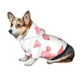 thumbnail image 6 of Uemuo Pink Hearts for Winter Dog Hoodie Sweatshirts with Pockets Warm Dog Clothes for Small Dogs Chihuahua-X-Small, 6 of 8