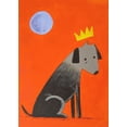 thumbnail image 2 of Filiuta, Robert 24x32 White Modern Wood Framed Museum Art Print Titled - Moon Dog, 2 of 4