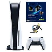 2022 Membership Newest Sony Playstation_PS 5 Disc Version Gaming Console with 1 month Playstation Now Game Pass and MTC HDMI Cable